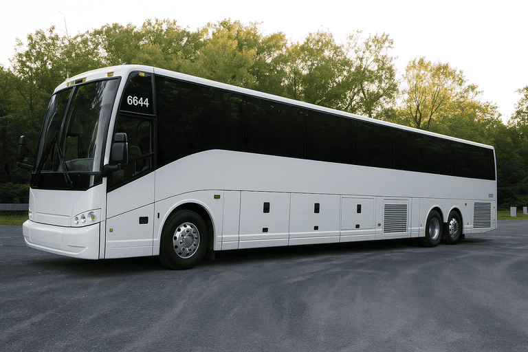exterior of Loveland Coach Bus Service coach bus