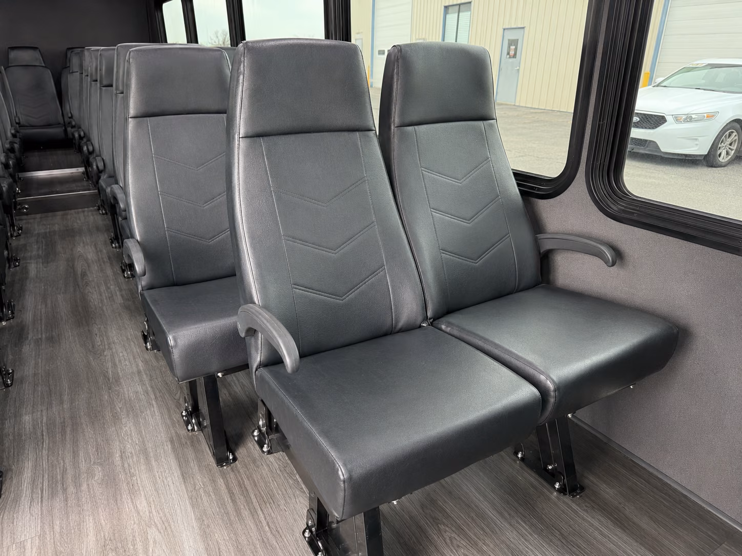 loveland 15 passenger minibus interior