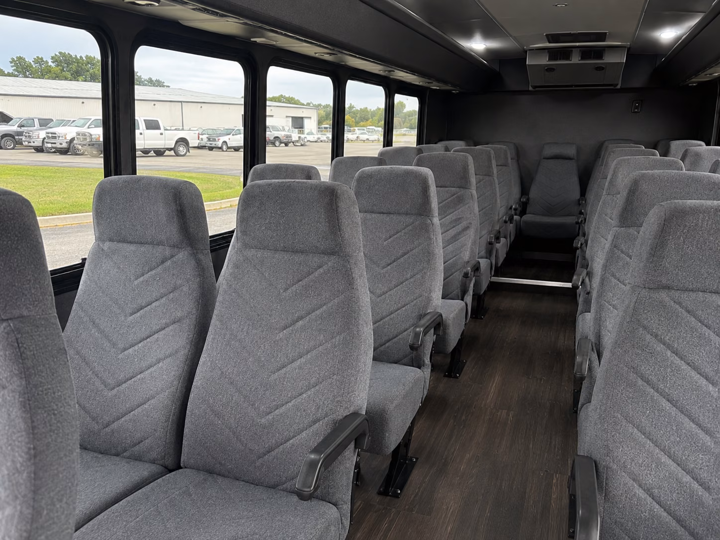 loveland 18 passenger minibus interior