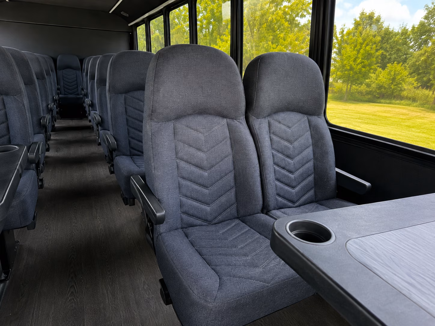 loveland 20 passenger minibus inside