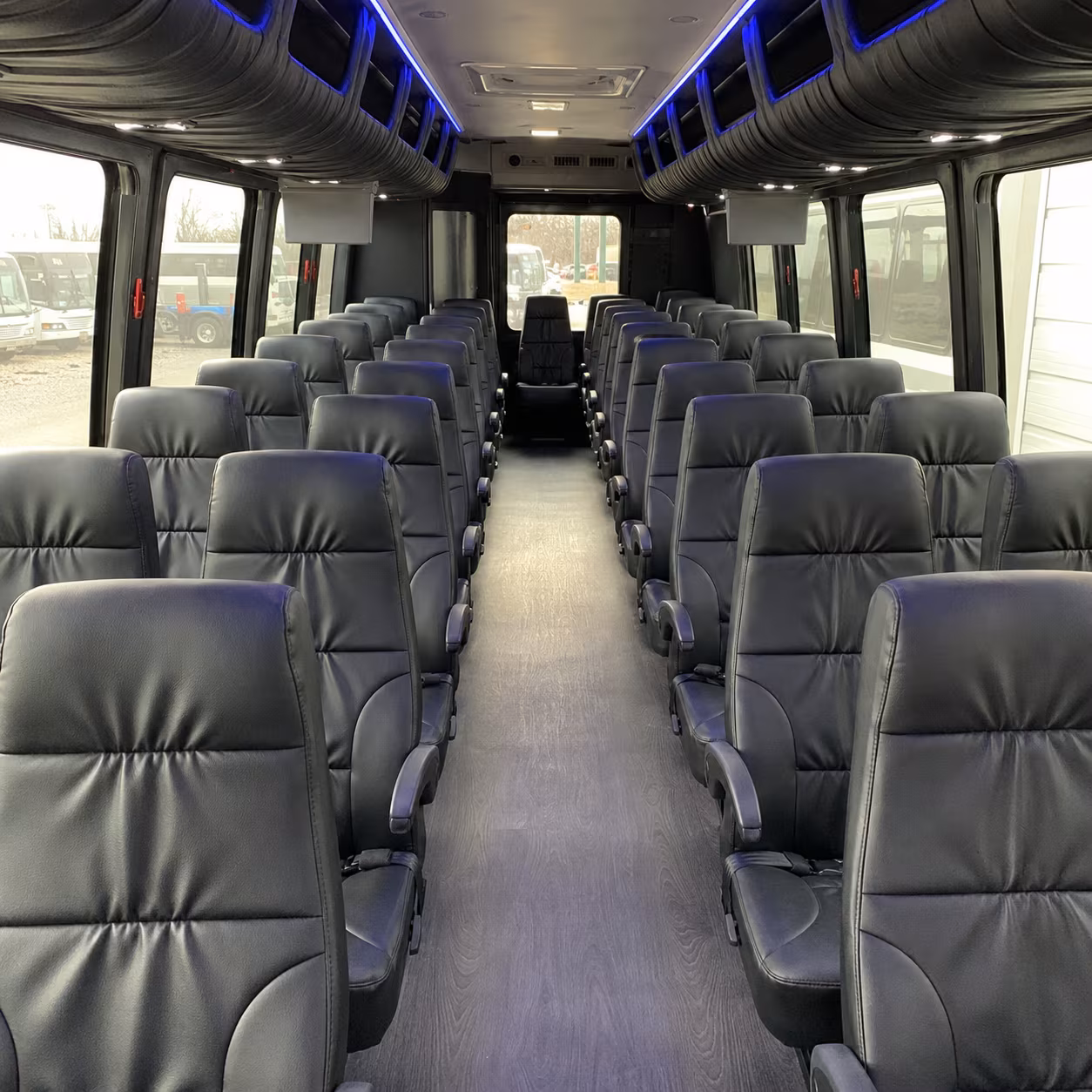 loveland 25 passenger minibus inside
