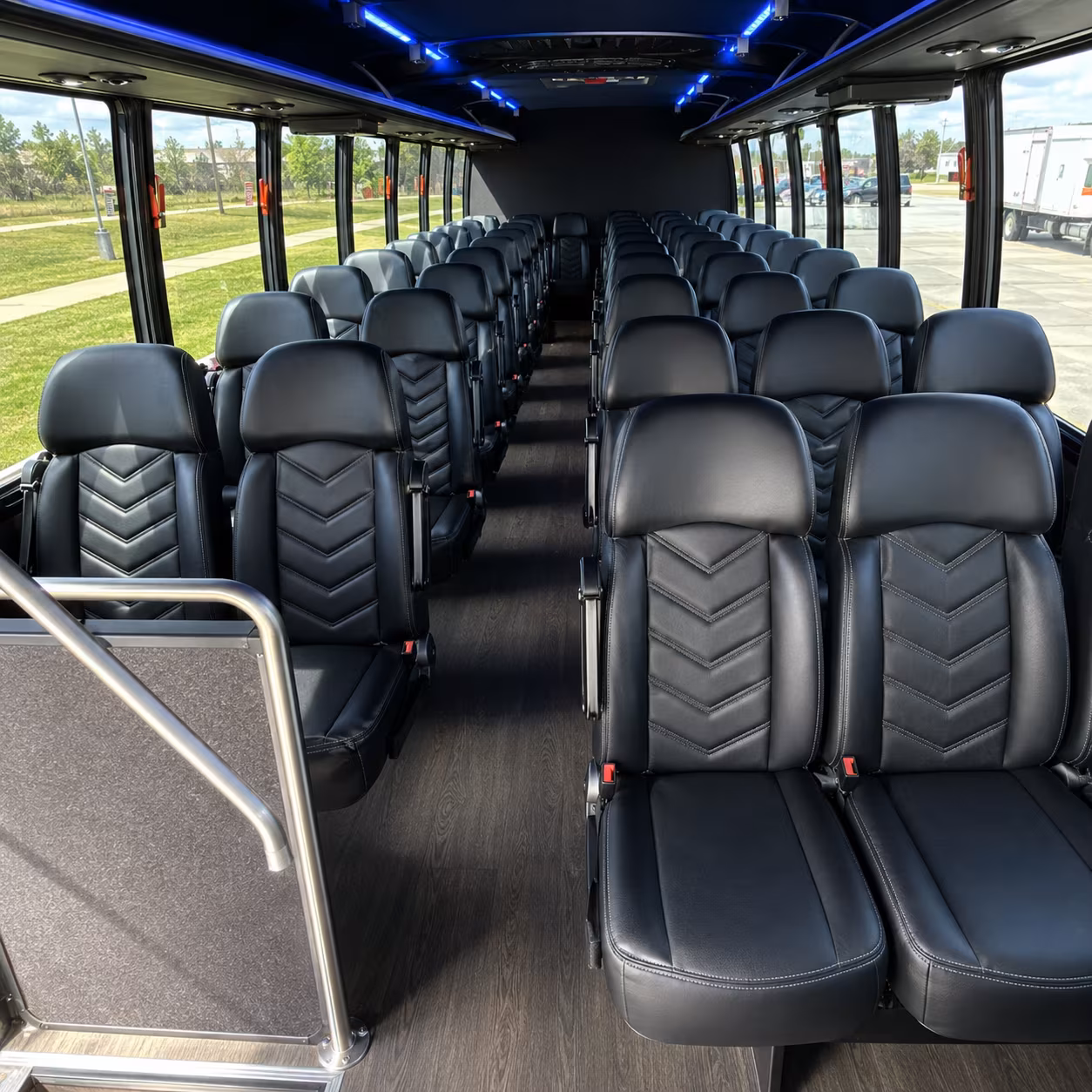 loveland 25 passenger minibus interior