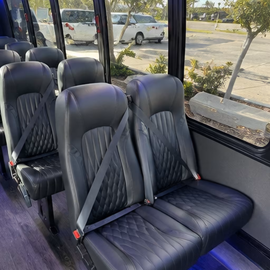loveland 28 passenger minibus interior