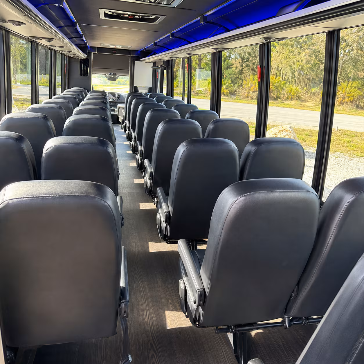 loveland 30 passenger minibus inside