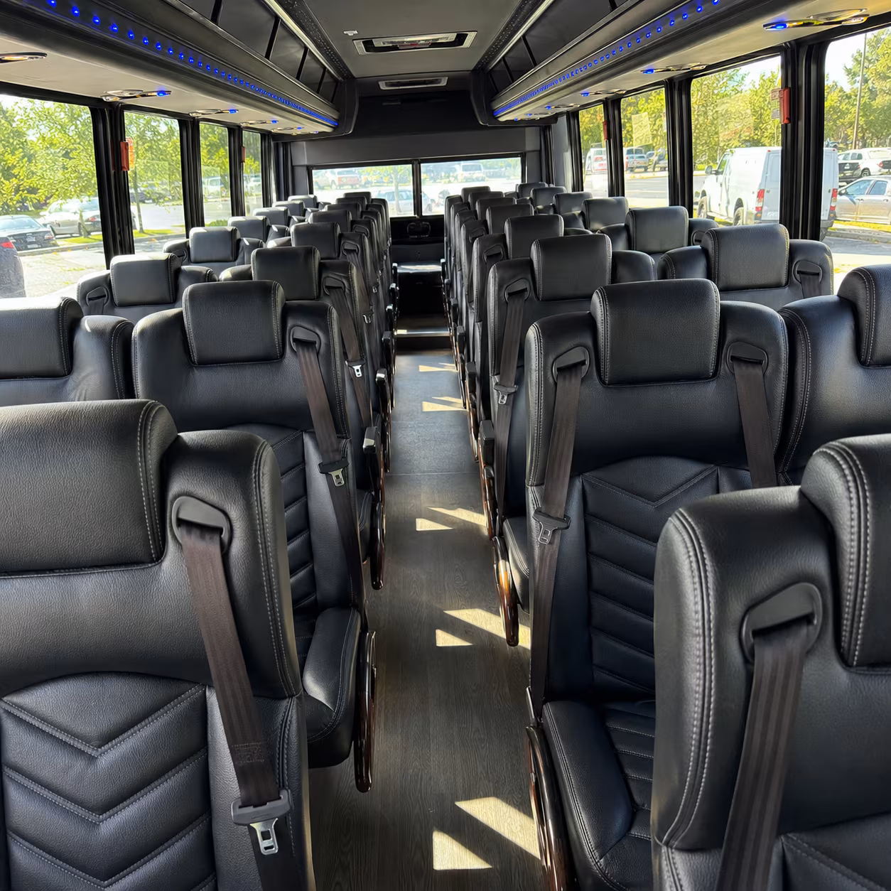 loveland 35 passenger minibus inside