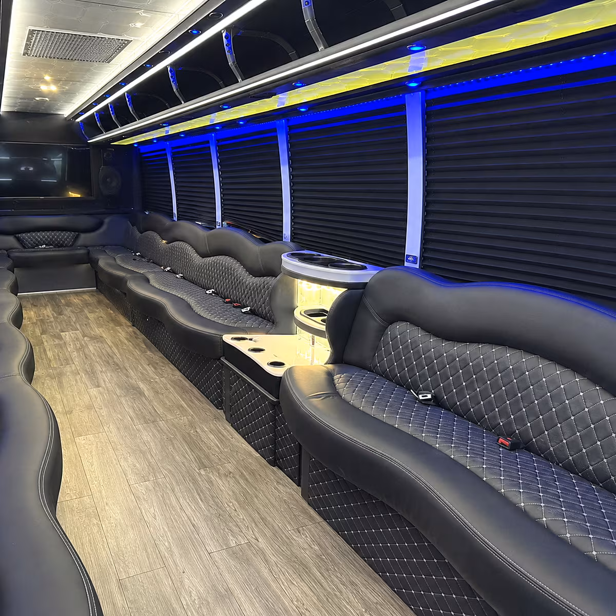 loveland party bus interior