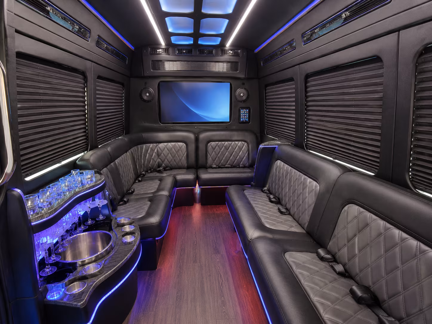 loveland sprinter limousine inside