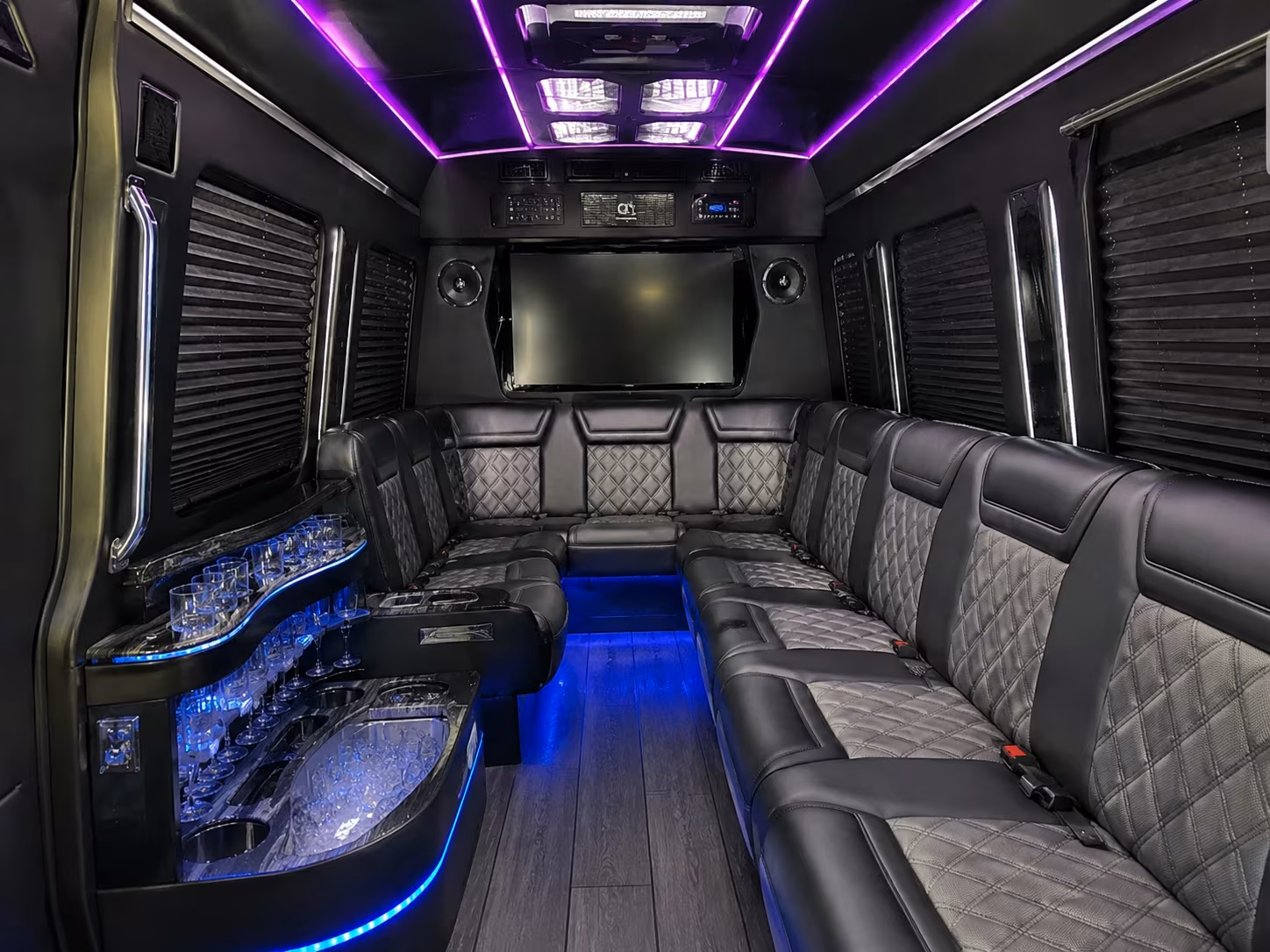 loveland wedding transportation onboard seating