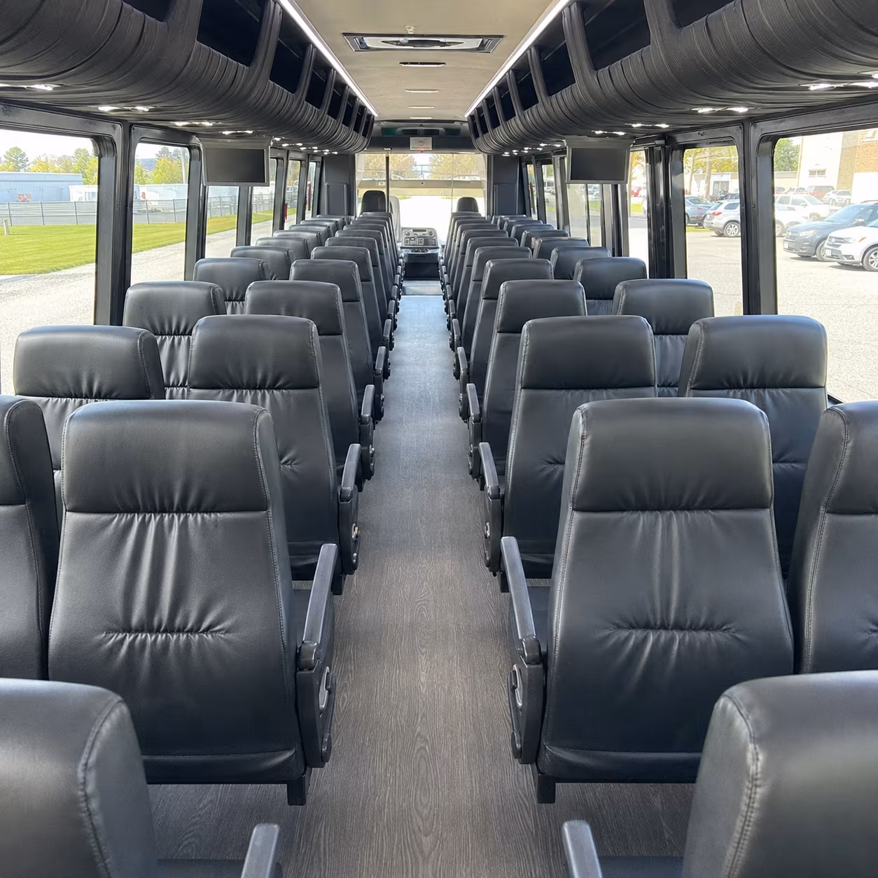 wedding guest shuttle buses between loveland hotels and ceremony venues